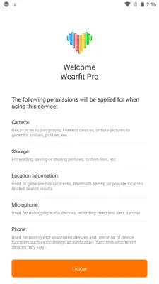 Wearfit Pro android App screenshot 0